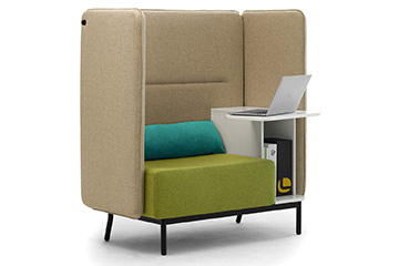 Divano alto office-pod isola acustica Around lab